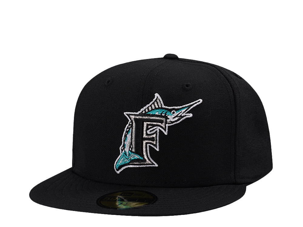 New Era Florida Marlins Wool Authentic On-Field Black Prime Edition 59Fifty Fitted Gorra
