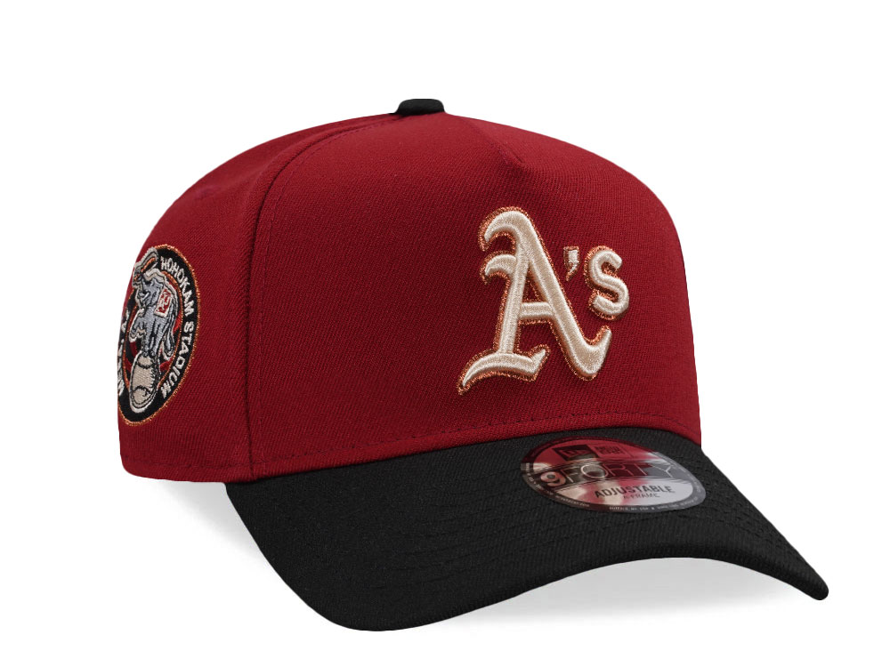 New Era Oakland Athletics Stadium Patch Two Tone Edition 9Forty A Frame Snapback Gorra