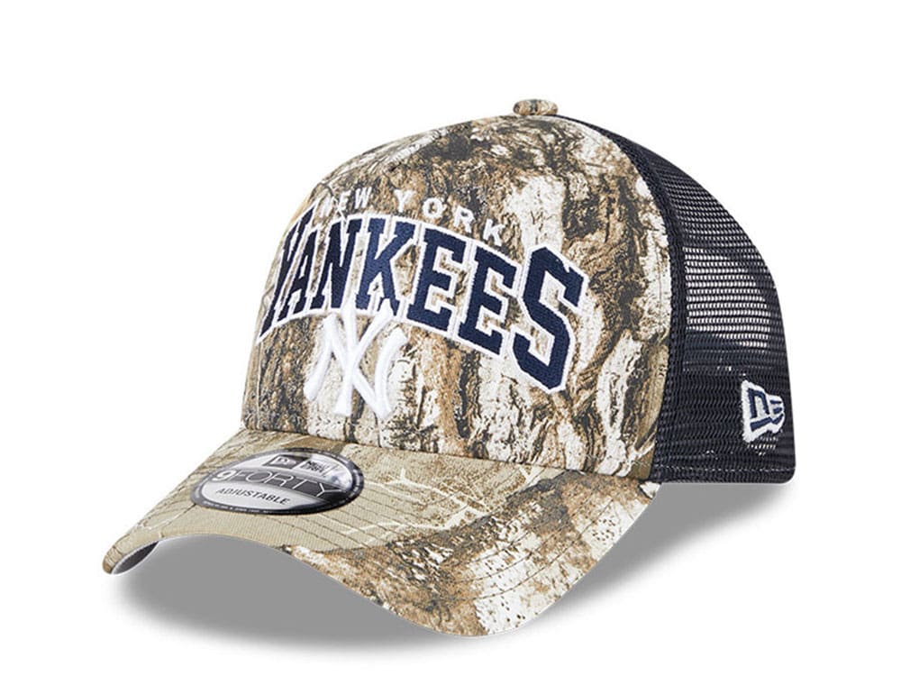 New Era New York Yankees Realtree Edition 9Forty A Frame Trucker Snapback Gorra