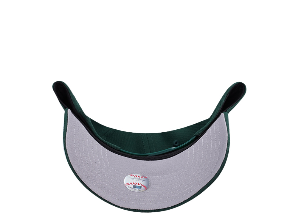 New Era New York Yankees Micro Script Dark Green Prime Edition 9Forty A Frame Snapback Gorra