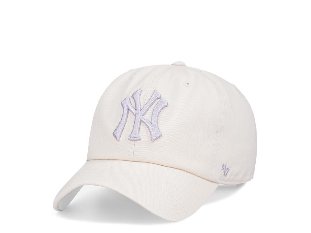47Brand New York Yankees Natural Clean Up Strapback Gorra