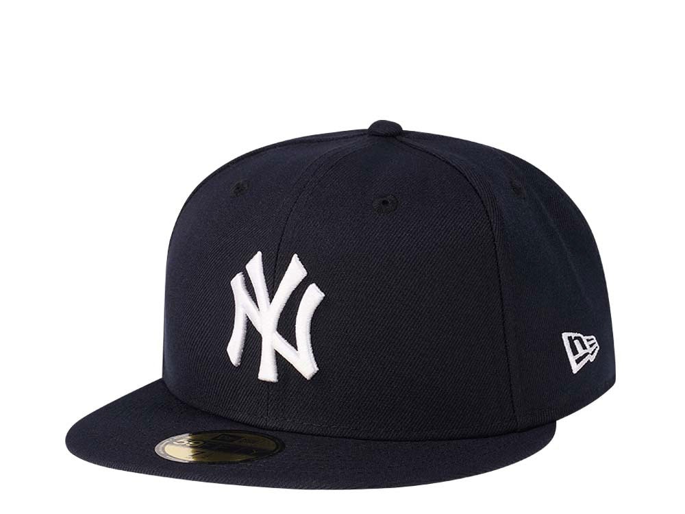 New Era New York Yankees Navy and Pink 59Fifty Fitted Gorra