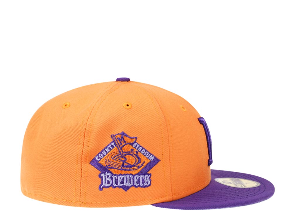 New Era Milwaukee Brewers County Stadium Two Tone Prime Edition 59Fifty Fitted Gorra