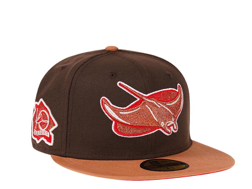 New Era Tampa Bay Rays 10th Anniversary Copper Canvas Edition 59Fifty Fitted Gorra