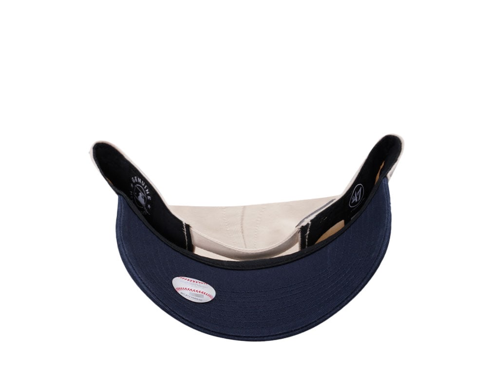 47Brand Boston Red Sox Natural Base Runner Clean up Snapback Gorra