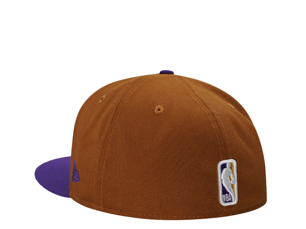 New Era Los Angeles Lakers Bourbon Two Tone Prime Edition 59Fifty Fitted Gorra
