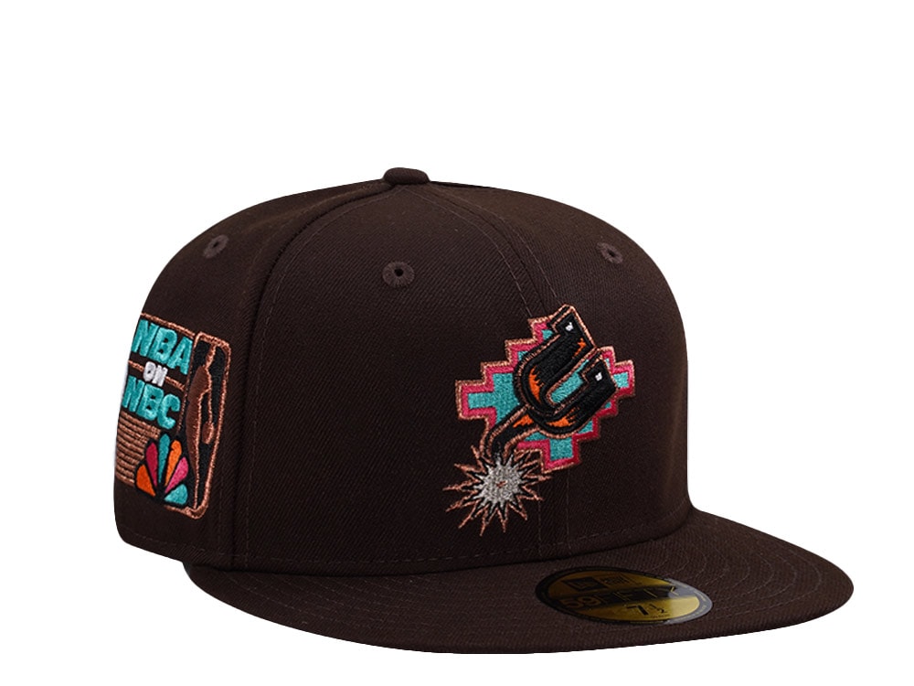 New Era San Antonio Spurs NBA on NBC Burnt Wood Prime Edition 59Fifty Fitted Gorra
