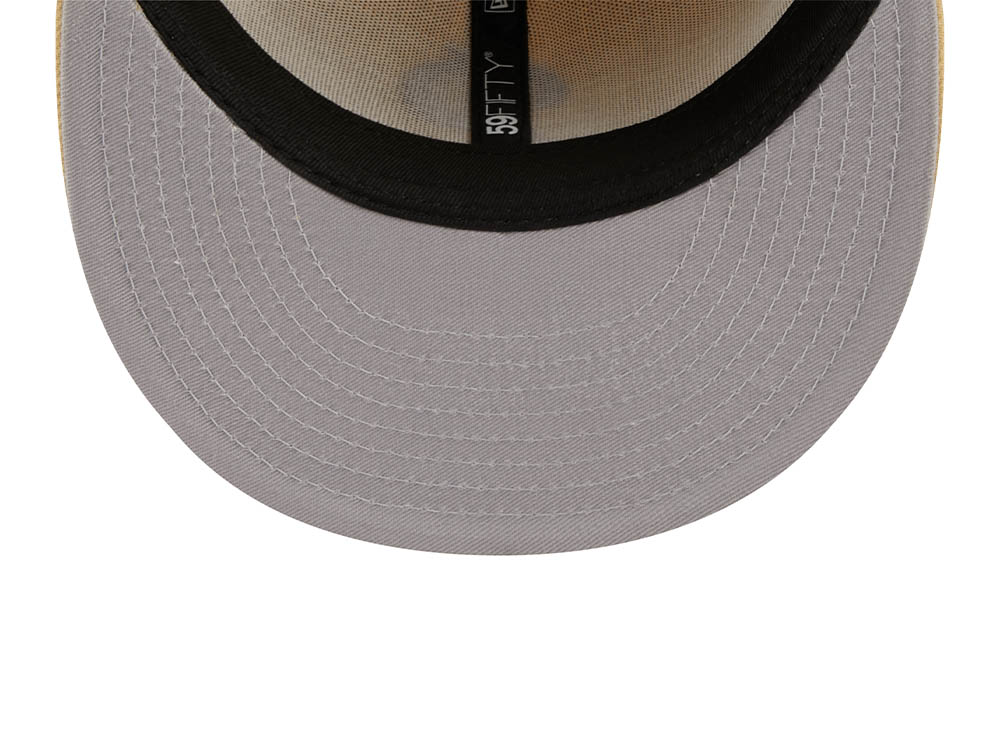 New Era Philadelphia Phillies 1950 Raffia Front Vegas Gold Edition 59Fifty Fitted Gorra