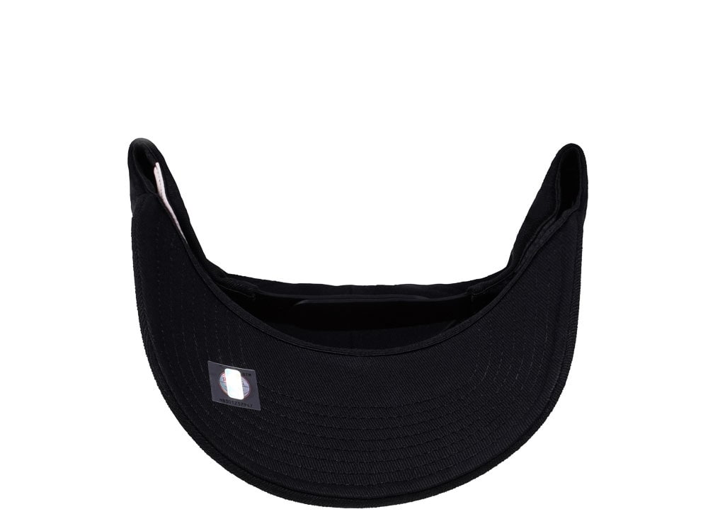 Mitchell & Ness Philadelphia 76ers Black Out Team Arch Red Line Flex Snapback Gorra