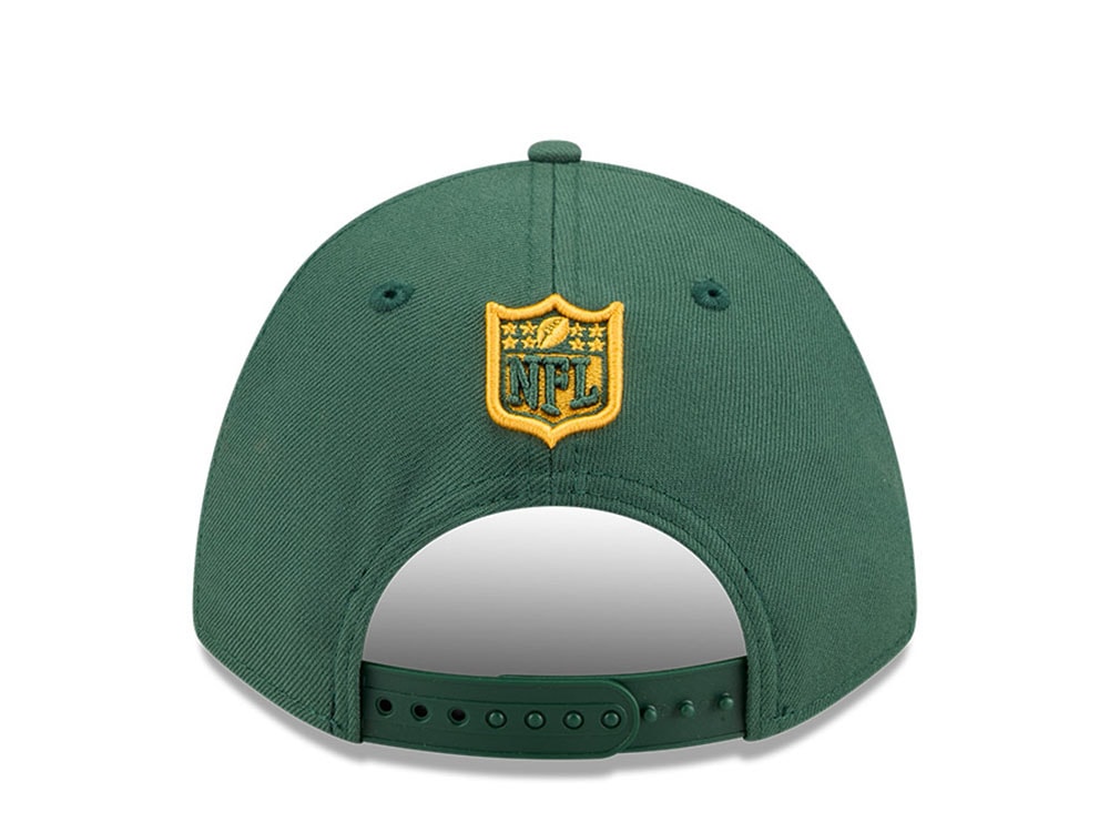 New Era Green Bay Packers NFL Team 9Forty M Crown Snapback Gorra