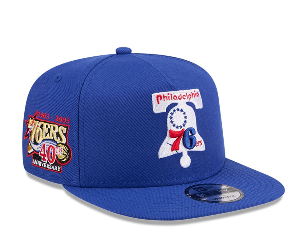 New Era Philadelphia 76ers 40th Anniversary HWC Edition 9Fifty A Frame Snapback Gorra