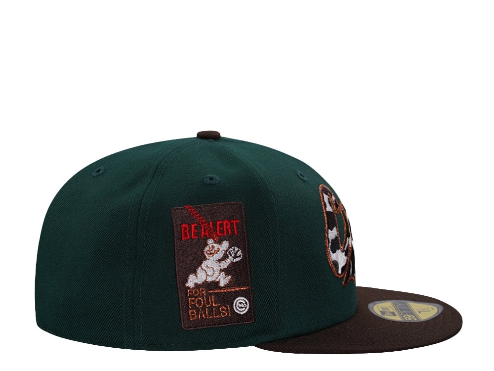 New Era Chicago Cubs Stay Alert Dark Green Two Tone Edition 59Fifty Fitted Gorra