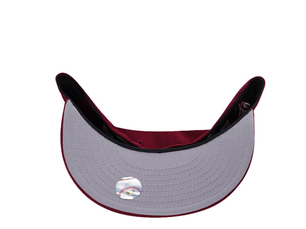 New Era Philadelphia Phillies World Series 2008 Cardinal Red Prime Edition 59Fifty Fitted Gorra