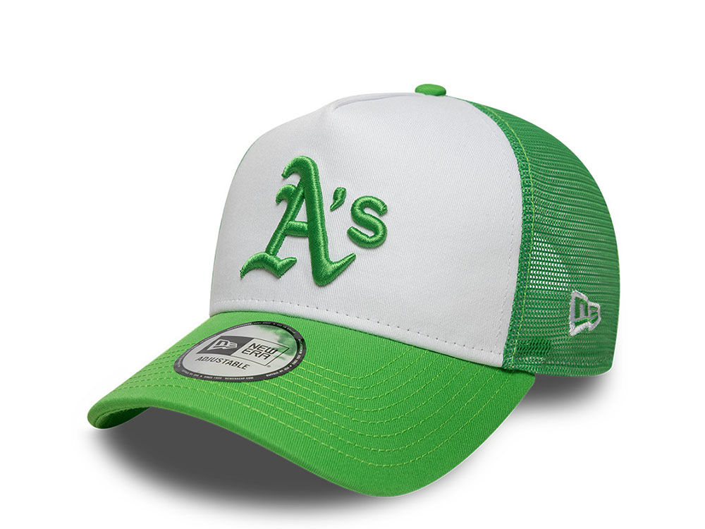 New Era Oakland Athletics League Essential 9Forty A Frame Trucker Snapback Gorra