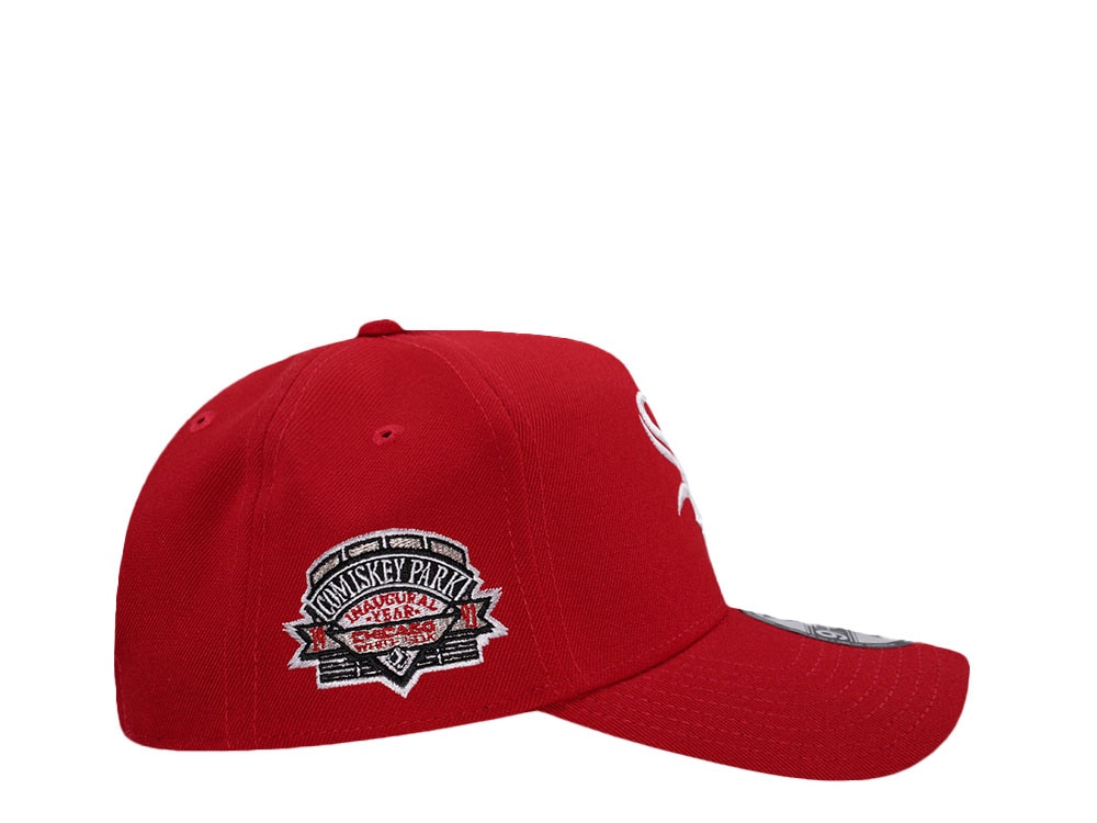New Era Chicago White Sox Comiskey Park Red Edition 9Forty A Frame Snapback Gorra