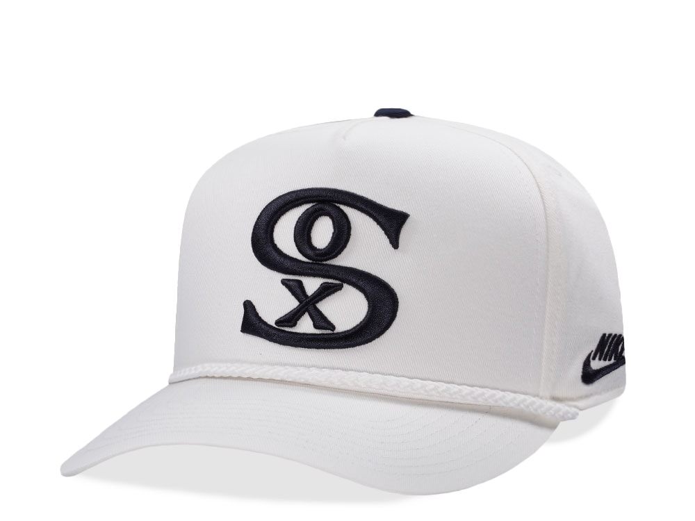 Nike Chicago White Sox 1986-85 Cooperstown White Edition Snapback Gorra