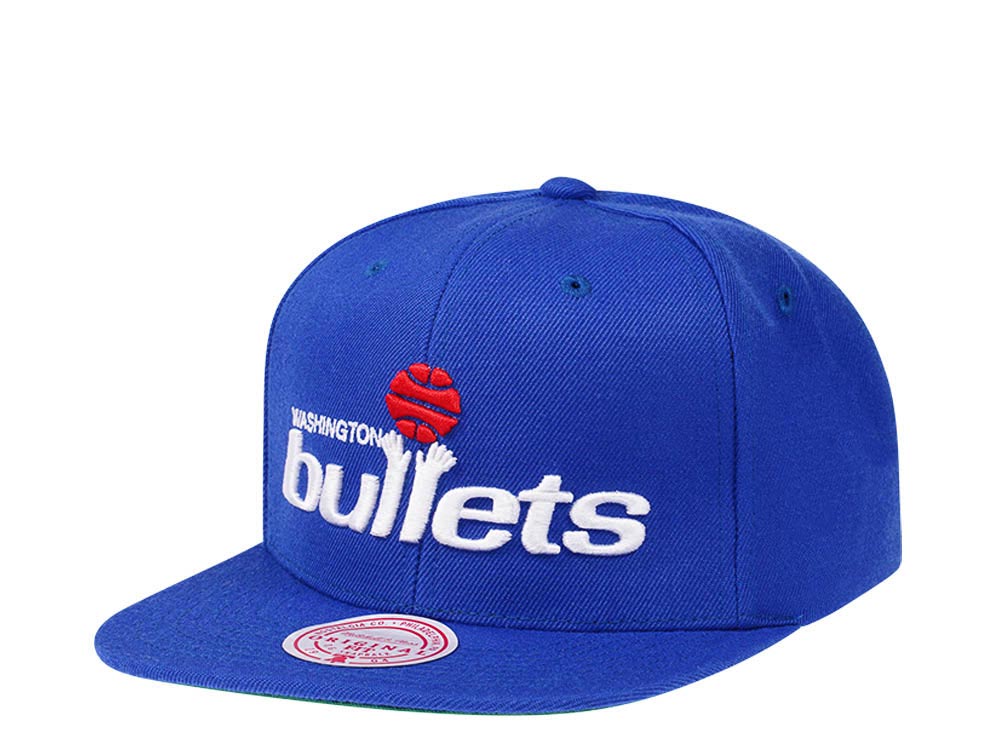 Mitchell & Ness Washington Bullets Hardwood Classics Snapback Gorra