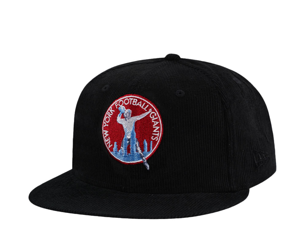 New Era New York Giants Black Cord Throwback Edition 59Fifty Fitted Gorra