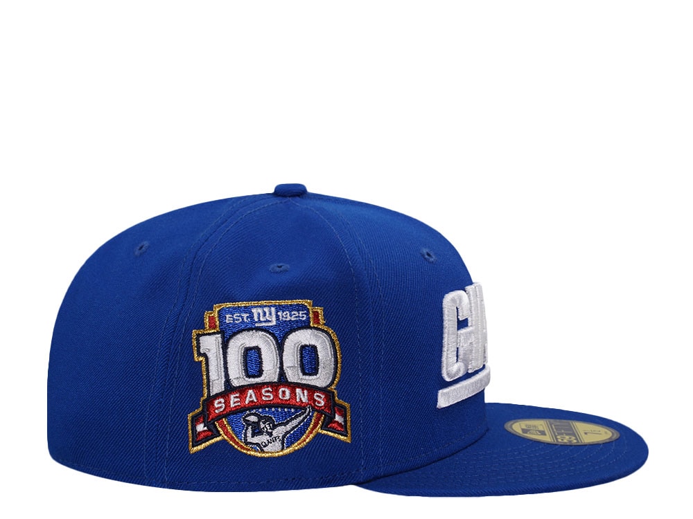 New Era New York Giants 100 Seasons Blue Prime Edition 59Fifty Fitted Gorra