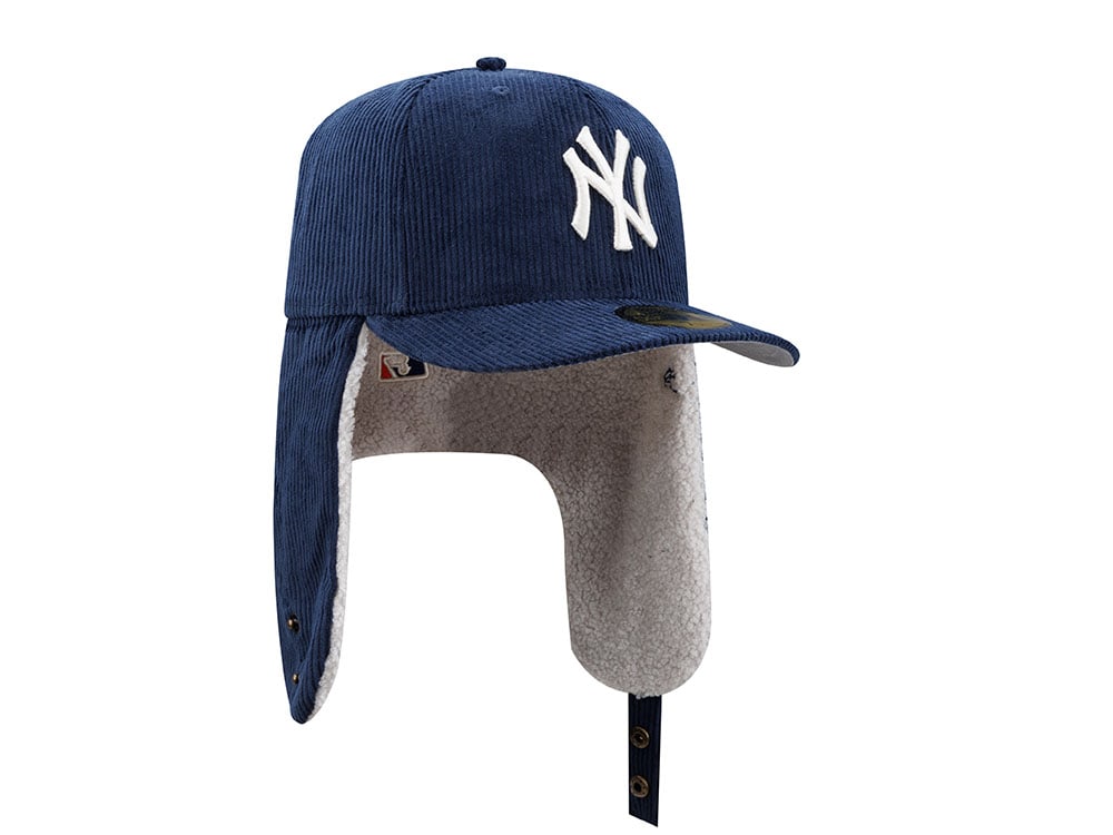 New Era New York Yankees Corduroy Navy Prime Dogear Edition 59Fifty Dogear Fitted Gorra