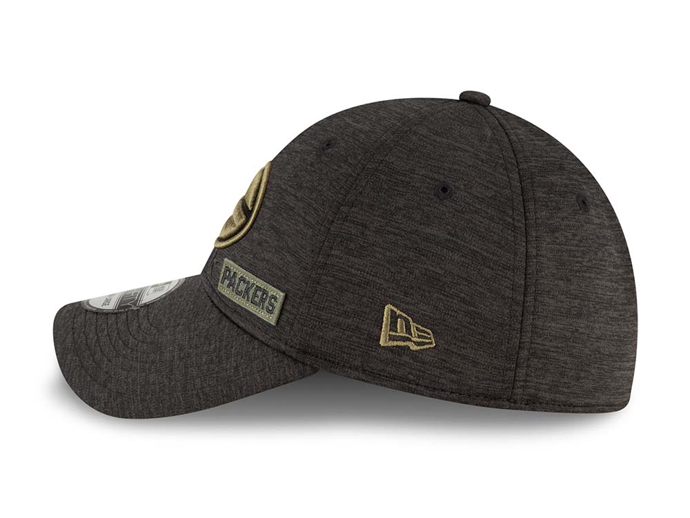 New Era Green Bay Packers Salute to Service 2020 39Thirty Stretch Gorra