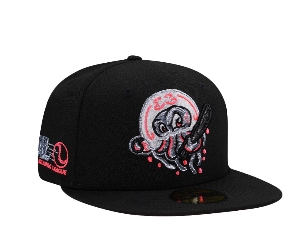 New Era Medusas de Lakewood Black Wild Pink Prime Edition 59Fifty Fitted Gorra