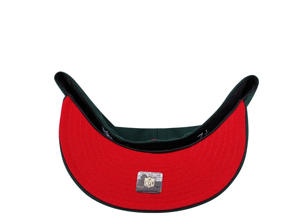 New Era Tampa Bay Buccaneers Deep Green Red Edition 59Fifty Fitted Gorra