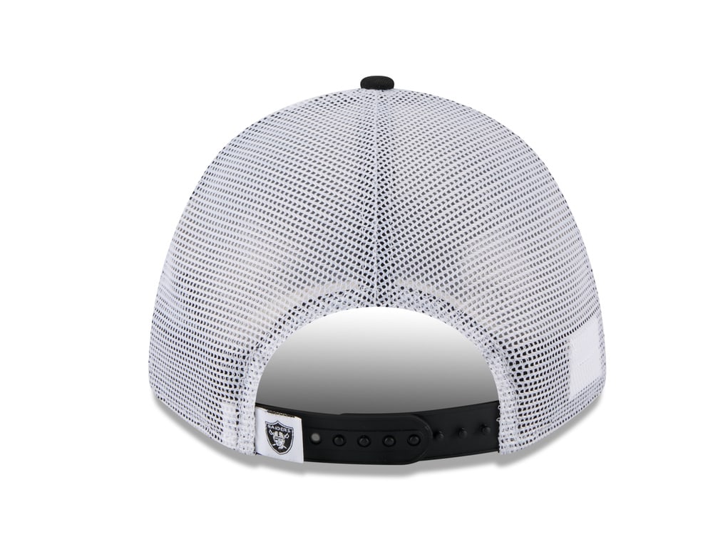 New Era Las Vegas Raiders Official Team Color Edition 9Forty M Crown A Frame Trucker Snapback Gorra