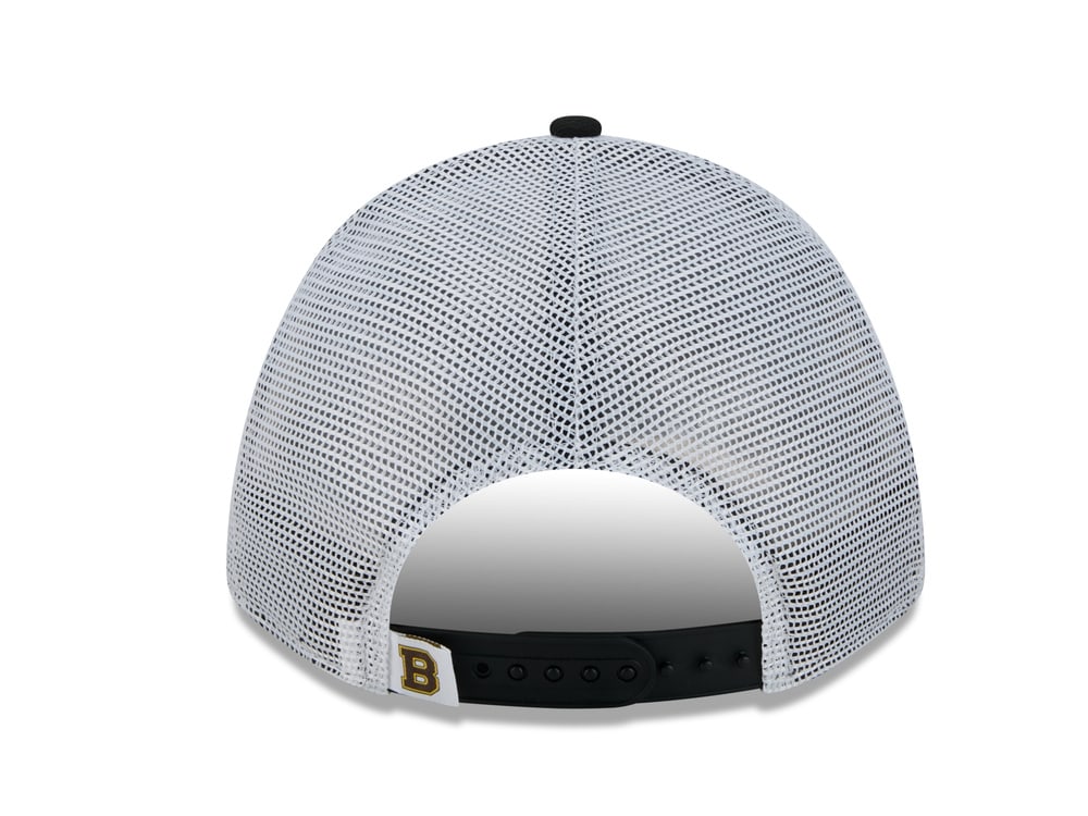 New Era Boston Bruins Official Team Color Edition 9Forty M Crown A Frame Trucker Snapback Gorra