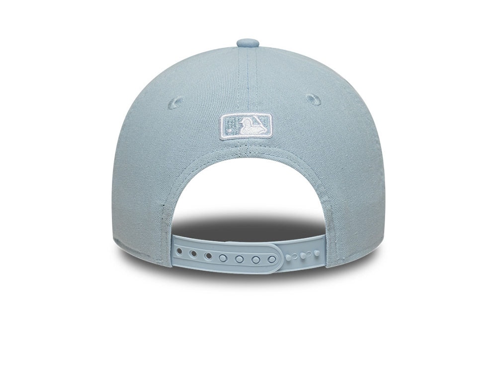 New Era New York Mets Linen Light Blue Edition 9Forty M Crown Snapback Gorra