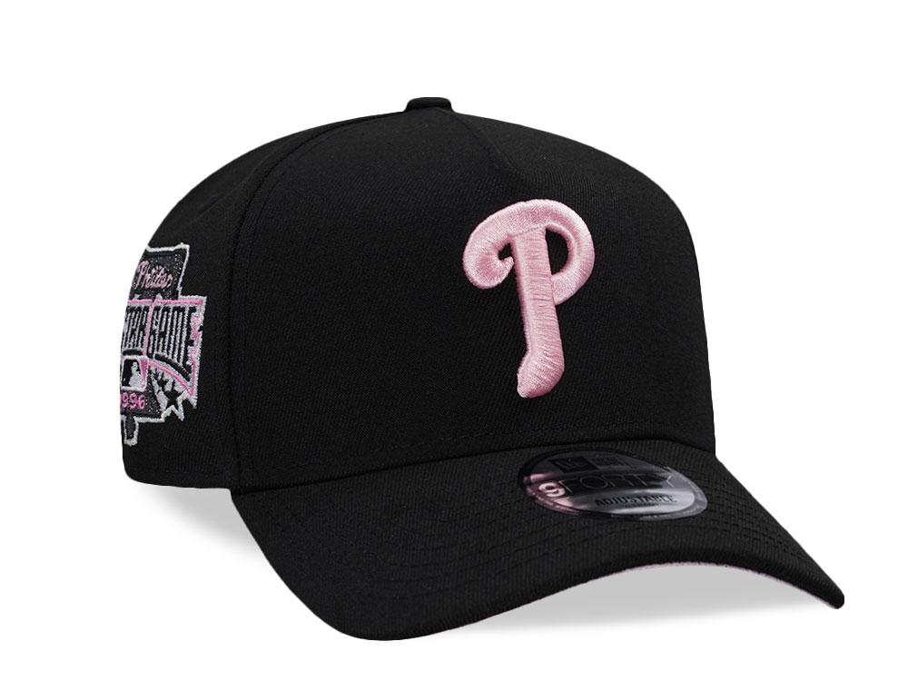 New Era Philadelphia Phillies All Star Game 1996 Black Pink Edition 9Forty A Frame Snapback Gorra