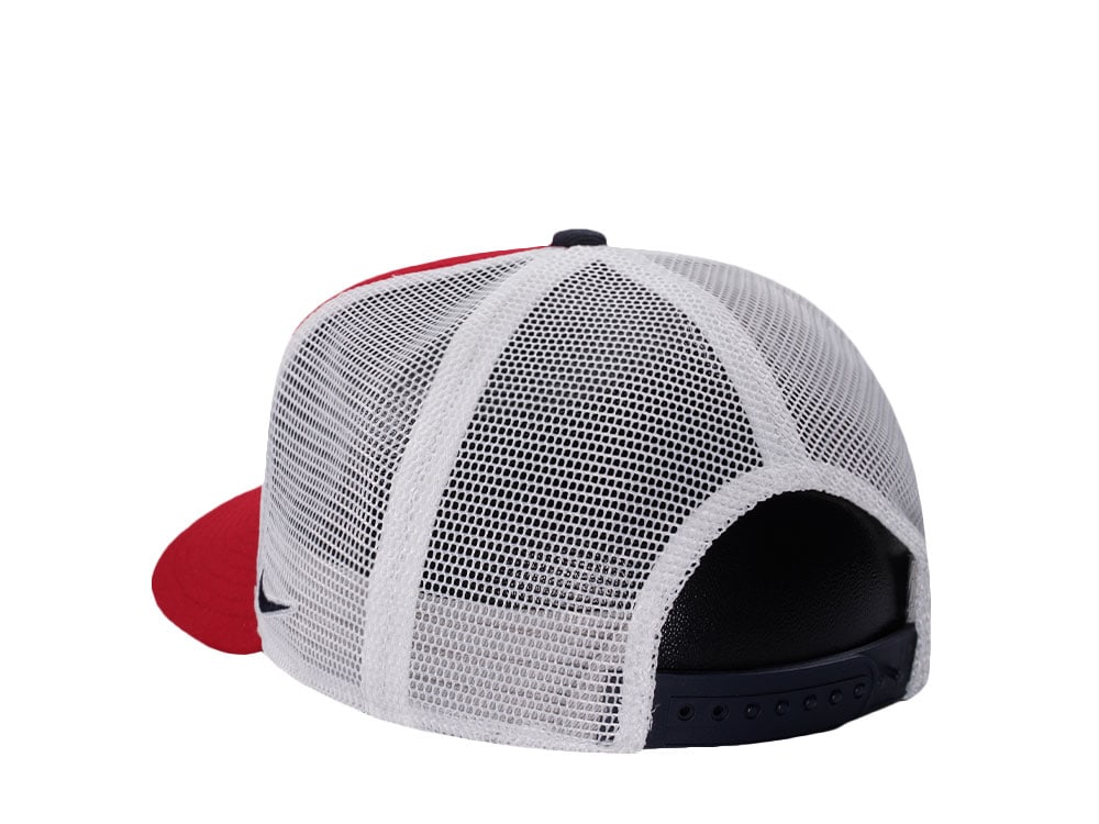 Nike Boston Red Sox Primetime Dri-Fit Rise Red Edition Trucker Snapback Gorra