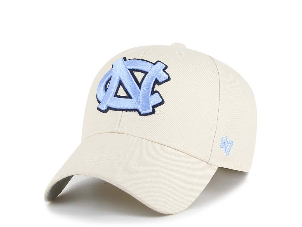 47Brand North Carolina Tar Heels Natural Wool MVP Strapback Gorra