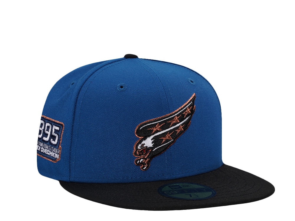 New Era Washington Capitals All Time Goals Ovechkin Blue Two Tone Edition 59Fifty Fitted Gorra