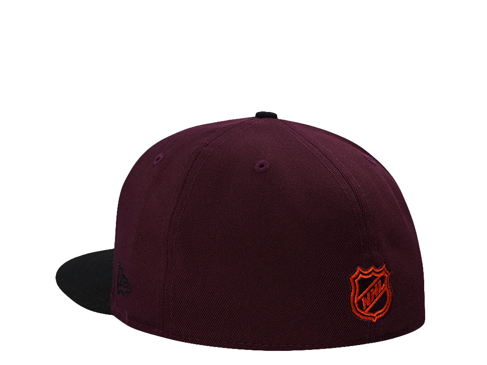 New Era Anaheim Ducks Inaugural Season Maroon Two Tone Edition 59Fifty Fitted Gorra