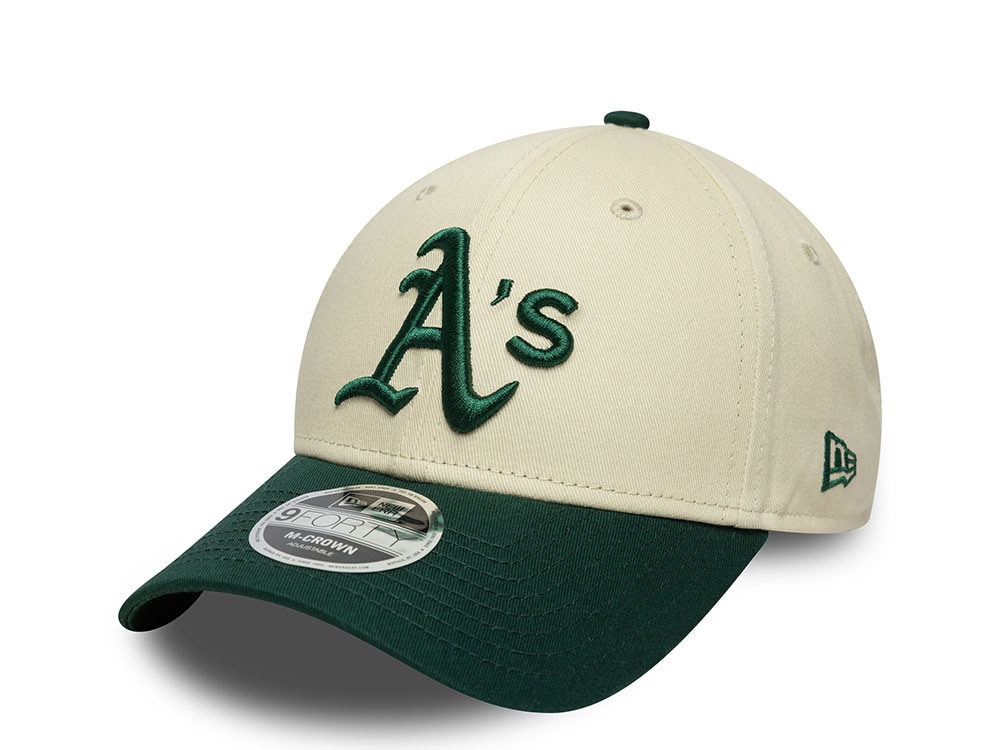 New Era Oakland Athletics Two Tone Edition 9Forty M Crown Snapback Gorra