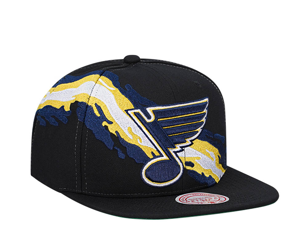 Mitchell & Ness St. Louis Blues Vintage Paintbrush Snapback Gorra