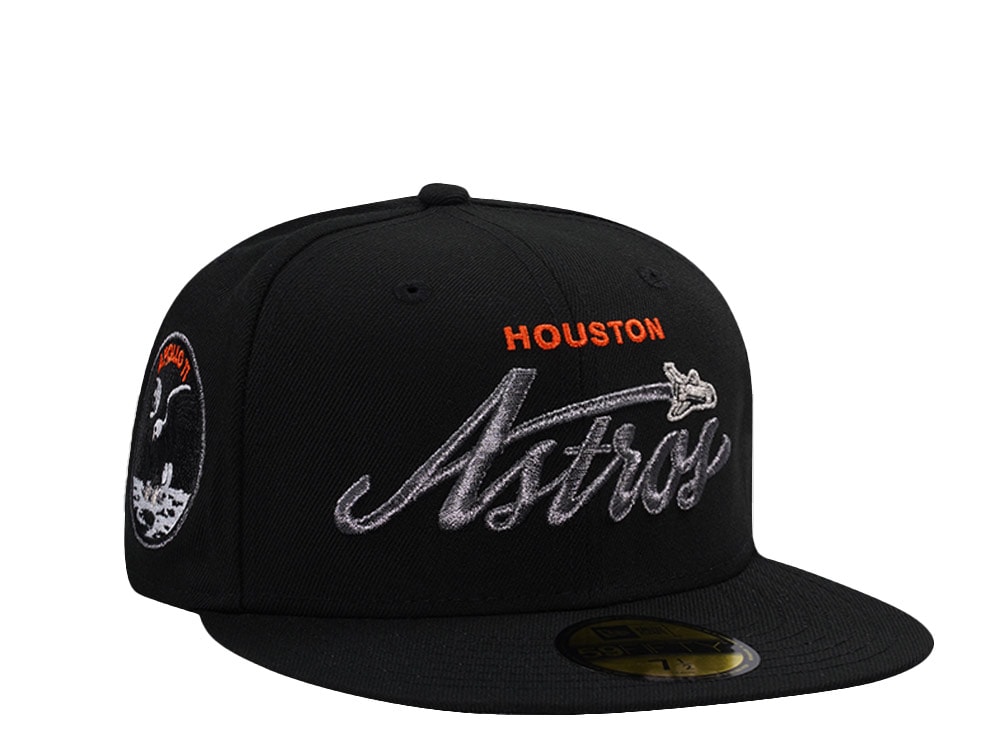 New Era Houston Astros Apollo Black Prime Edition 59Fifty Fitted Gorra