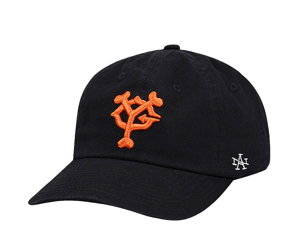 American Needle Yomiuri Giants Ballpark Black  Strapback Gorra