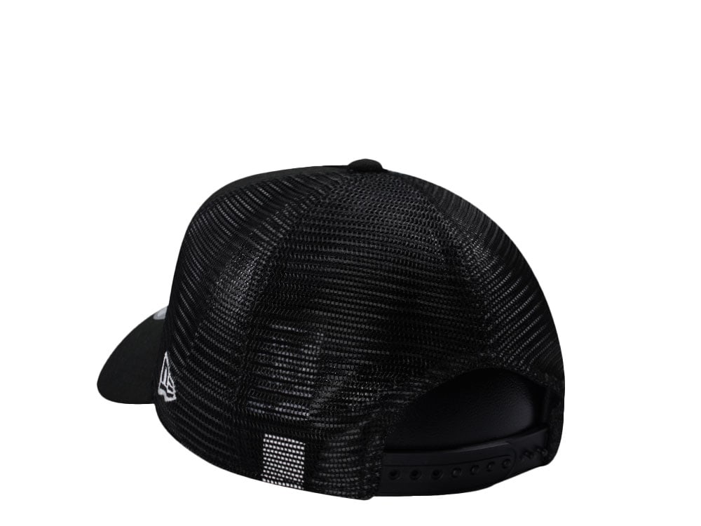 New Era Toronto Maple Leafs Black Prime Edition 9Forty A Frame Trucker Snapback Gorra