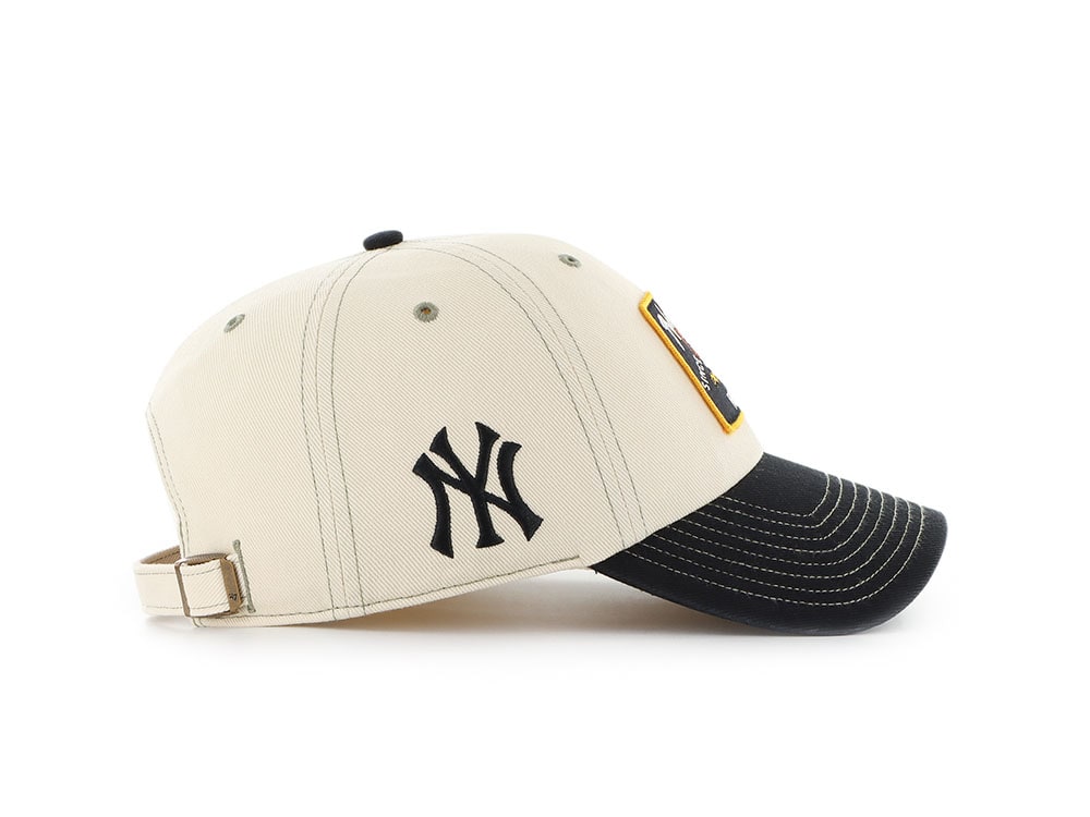 47 Brand New York Yankees Keepsake White Clean Up Strapback Gorra