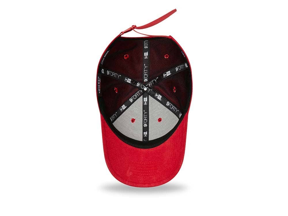 New Era Chicago Bulls Washed Pack Red Adjustable 9Forty Strapback Gorra