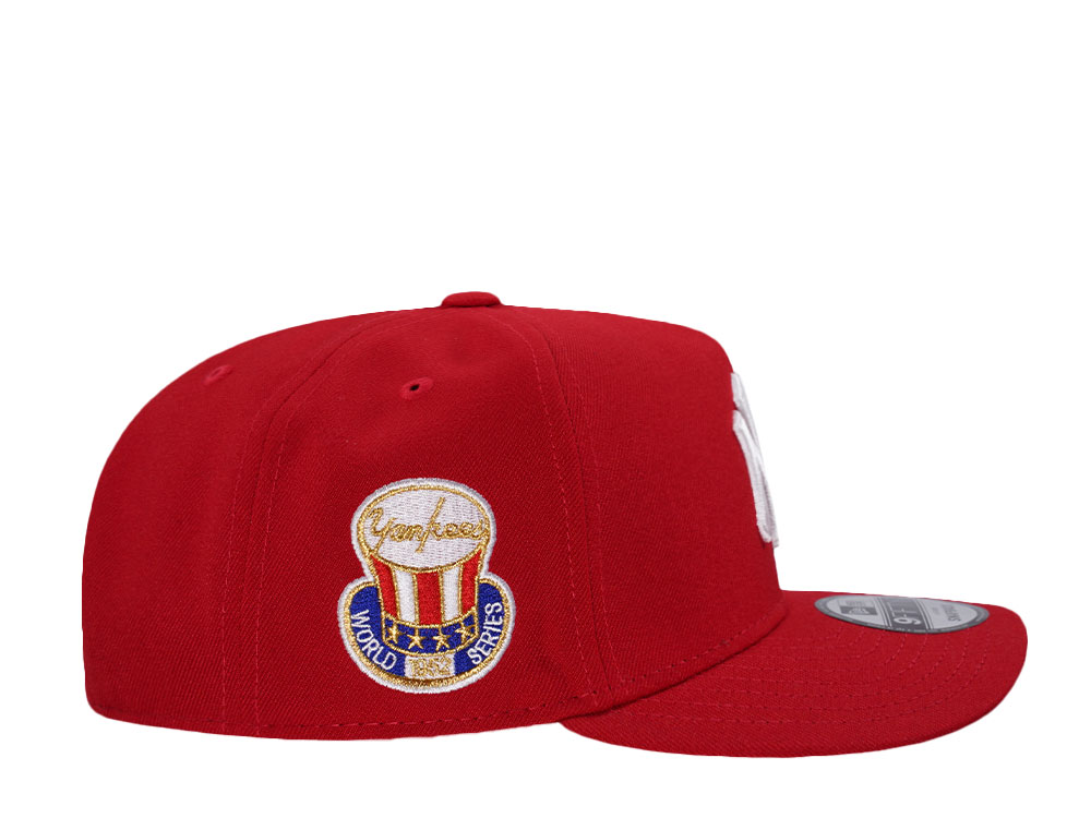 New Era New York Yankees World Series 1952 Red Prime Edition 9Fifty A Frame Snapback Gorra