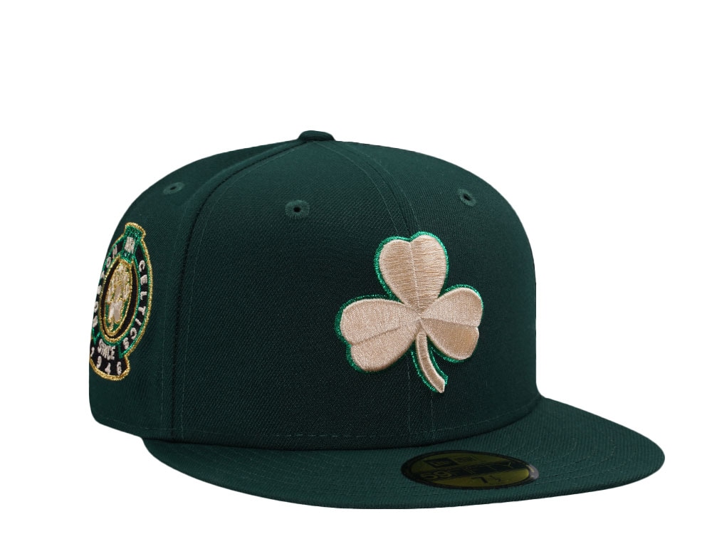 New Era Boston Celtics 80th Anniversary Dark Green Prime Edition 59Fifty Fitted Gorra