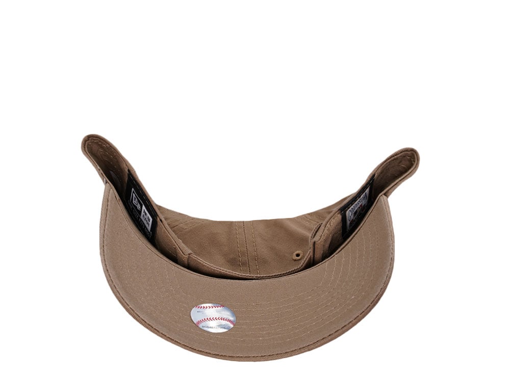 New Era Brooklyn Dodgers Khaki Casual Classic Edition Strapback Gorra