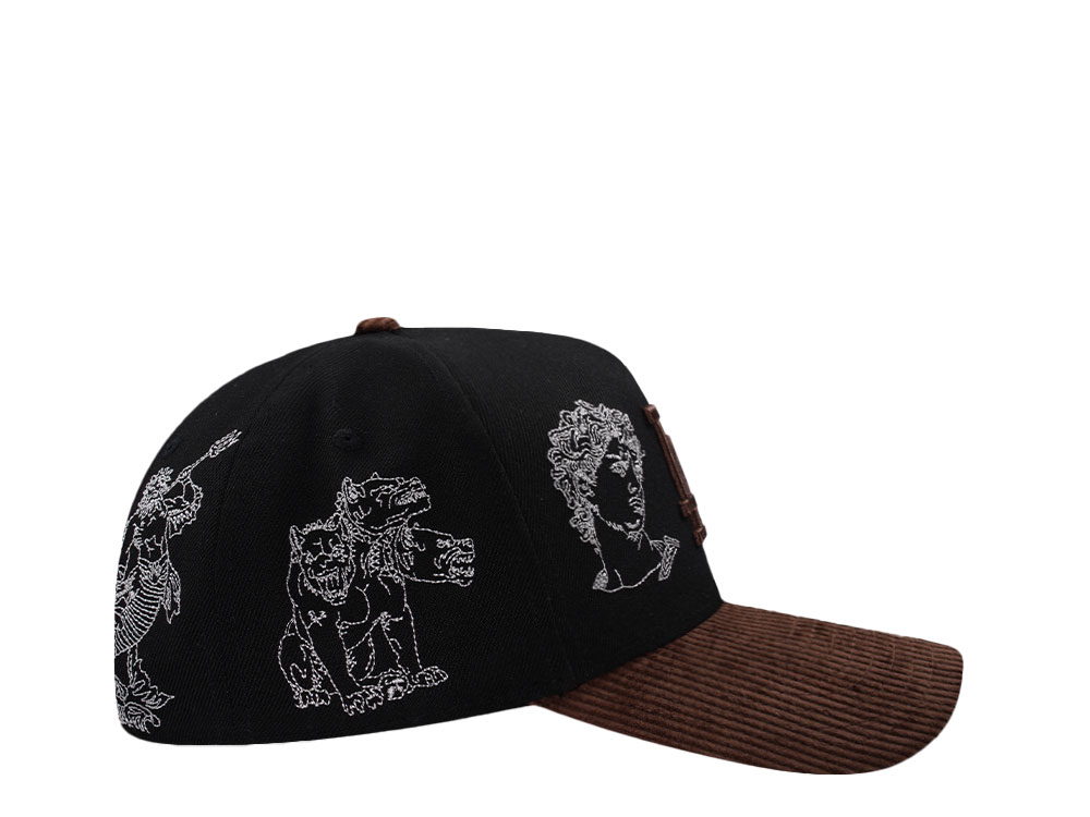 New Era Los Angeles Dodgers Mythical Black Two Tone Edition 9Forty A Frame Snapback Gorra