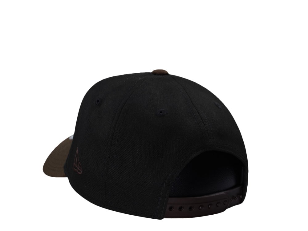 New Era Detroit Red Wings 100th Anniversary Black Two Tone Edition 9Forty A Frame Snapback Gorra
