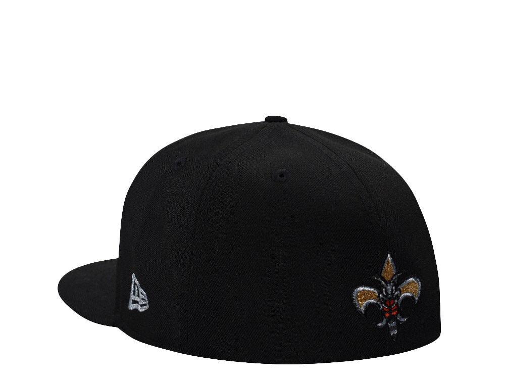 New Era New Orleans Hornets Black Prime Edition 59Fifty Fitted Gorra