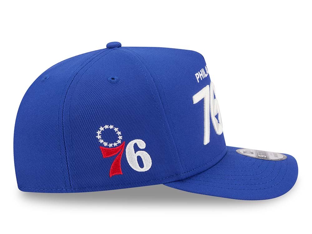 New Era Philadelphia 76ers Local Play 9Fifty A Frame Snapback Gorra