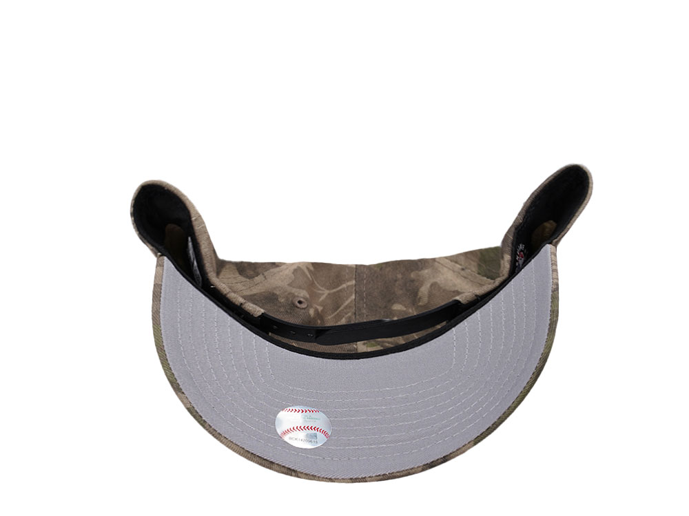 New Era Philadelphia Phillies Leaf Camo Copper 9Forty A Frame Snapback Gorra